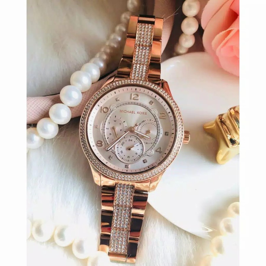 JAM TANGAN WANITA MK6614 ORIGINAL 100%