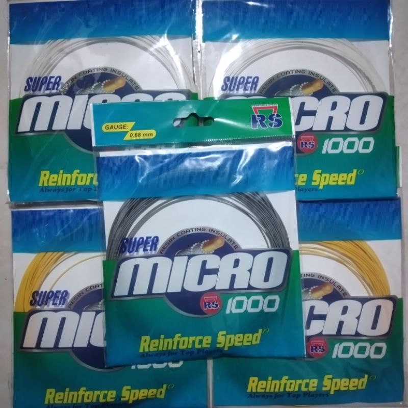 Senar raket badminton RS Super Micro 1000