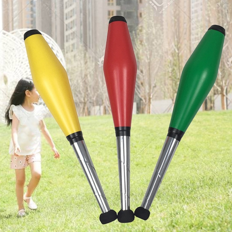 Mary Professional Juggling Clubs Sticks Pin Ultralight Untuk Properti Pemula Badut