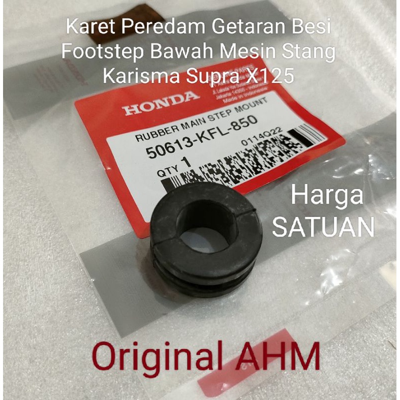 Karet Peredam Getaran Besi Footstep Bawah STANG Karisma Supra X125 Ori AHM 50613 KFL 850