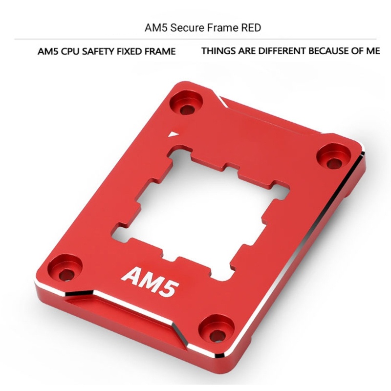 Btsg CPU Bending Corrector Frame Untuk AMD-ASF AM5 Pelindung Untuk Seri RYZEN7000 Buckle Fixing Bracket CNC Aluminium Allo