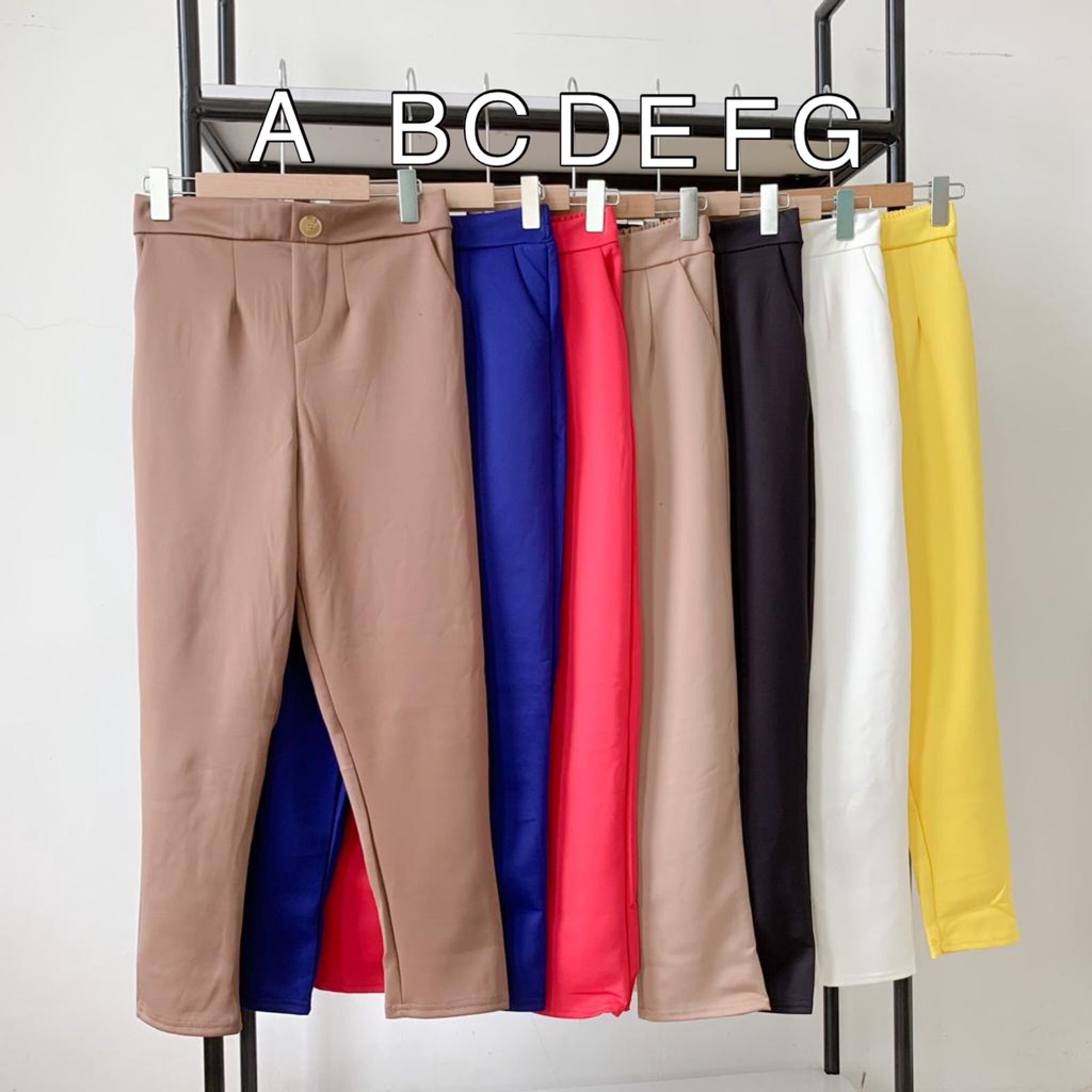 PANT SCUBA FELIX BUTTON