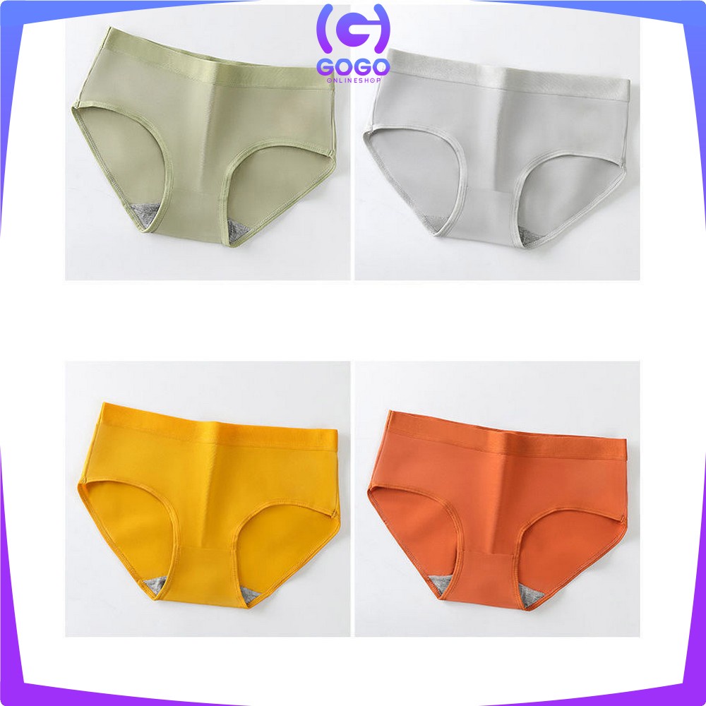 GOGO-P62 Celana Dalam Wanita Katun Polos CD Cewek Sexy /  Pakaian Dalam Wanita / Anderwear Kolor Wanita Dewasa