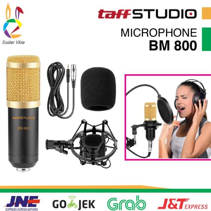 TAFFWARE BM 800 CONDENSER MICROPHONE - BM800 STUDIO MIC