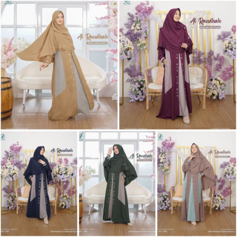 Gamis Set AL RAUDHAH by alwahijab