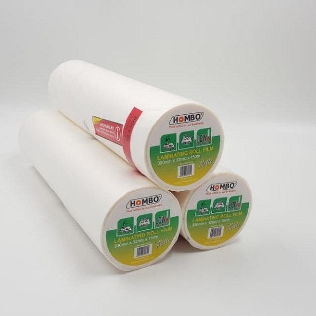 

Hombo Plastik Laminating Roll Matte 330mm x 32mic x 150m