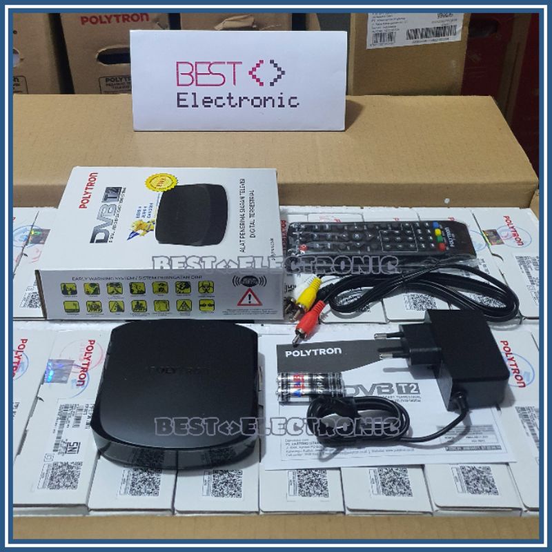 Jual Polytron PDV700 PDV 700T2 PDV700 Set Top Box DVB T2 TV Digital