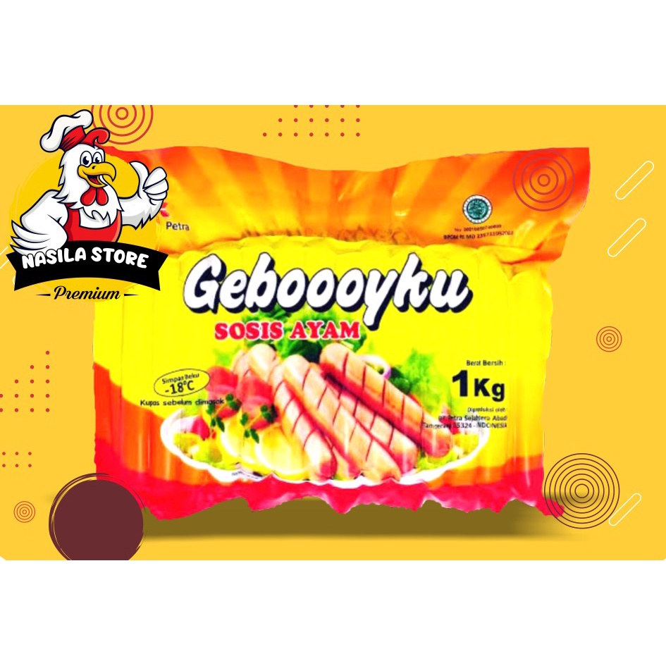 

Sosis Gebooyku sosis ayam 1kg