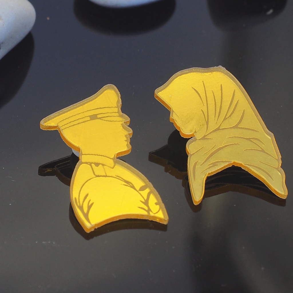 Siluet Couple Polisi/Mahar Pernikahan