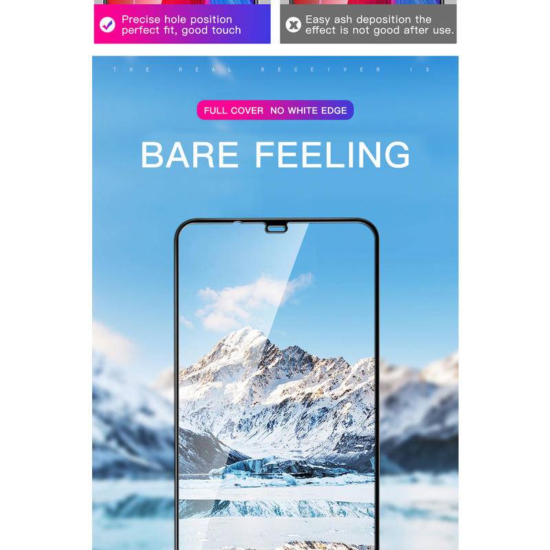 2pcs Pelindung Layar Tempered Glass 9D Curved Untuk Xiaomi Redmi Note 7 8 8T 9 10 11 9s 10s Pro 11 11T 10 12 Lite Poco X3