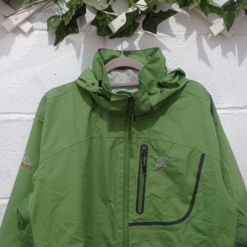 Jaket Second CRACK Jack Original Outdoor Thrifting Gunung Waterproof Windproof Anti Air Hiking Climb