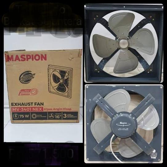 Hexos Dinding 16 inch Maspion MV3401NEX / Exhaust Fan Industrial