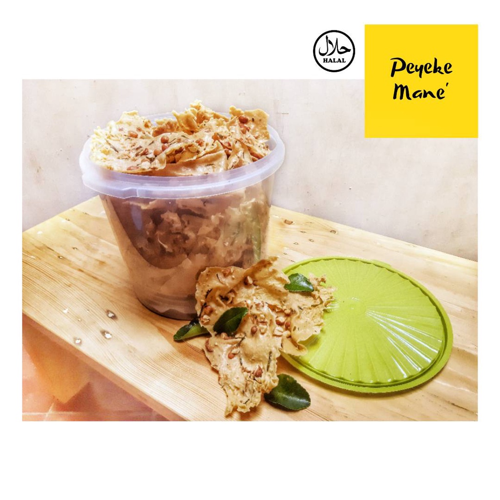 

Peyek Kacang Tanah Toples (5 Liter)
