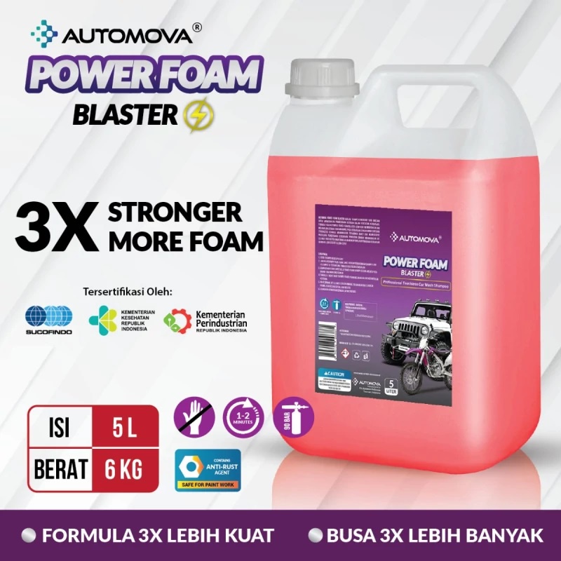 TOUCHLESS SHAMPOO AUTOMOVA POWER FOAM BLASTER 5 Liter