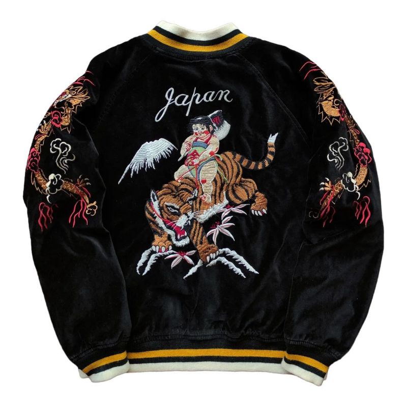 Vtg Sukajan Ryu Tora Houston Velvet