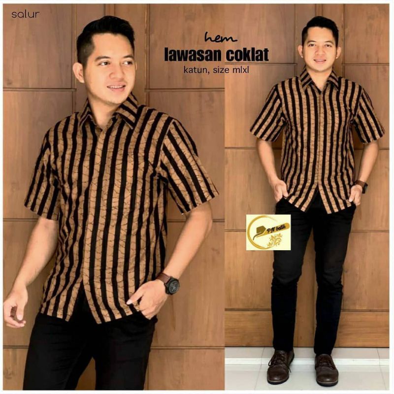 Kemeja Batik Lengan Pendek | Hem Batik Lengan Pendek | Kemeja Batik Pria Murah | Hem Pria Pengan Pendek