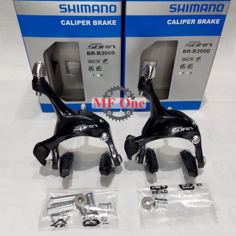 U Brake Shimano Sora R3000 Rem Balap Ubrake Depan Belakang Sepasang Original
