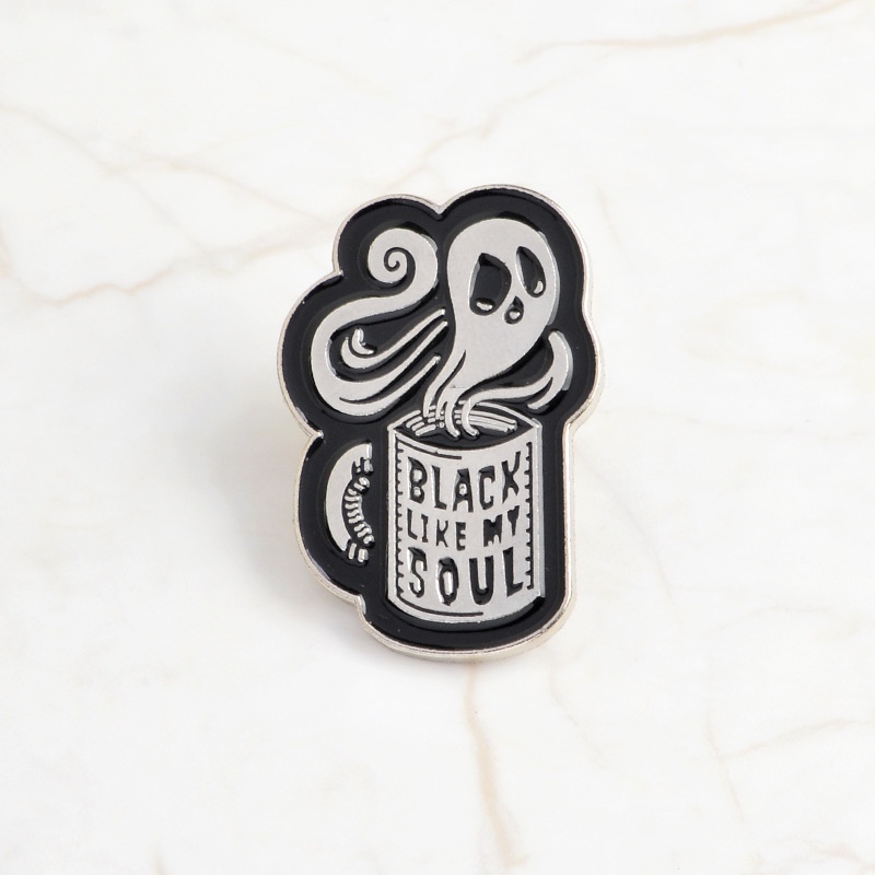 Bros Pin Enamel Desain Labu Halloween Pasang Tas Ransel