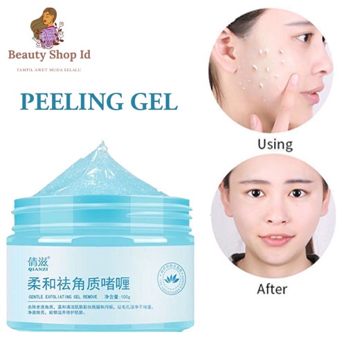 Beauty Jaya - Peeling &amp; Scrub Wajah Gentle Exfoliating Gel Remove Qianzi 100gr