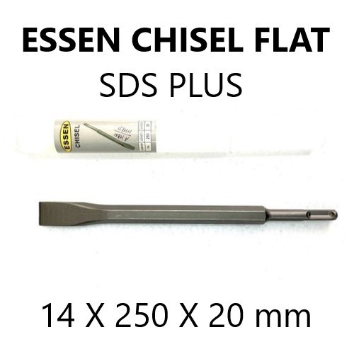ESSEN MATA BOR BOBOK SDS PLUS FLAT 14 X 250 X 20 MM CHISEL SDS FLAT