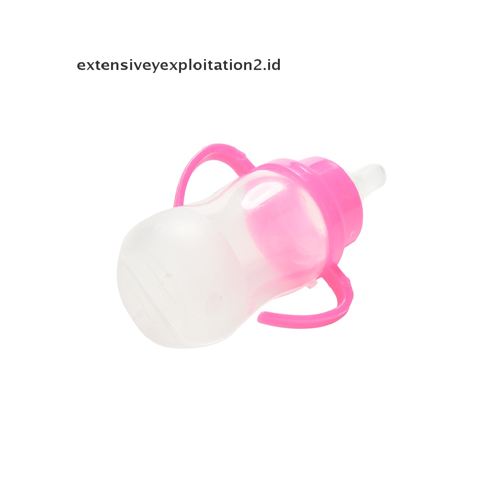 1pc Botol Susu / Makanan Warna Rose White Untuk Boneka Barbie Kelly