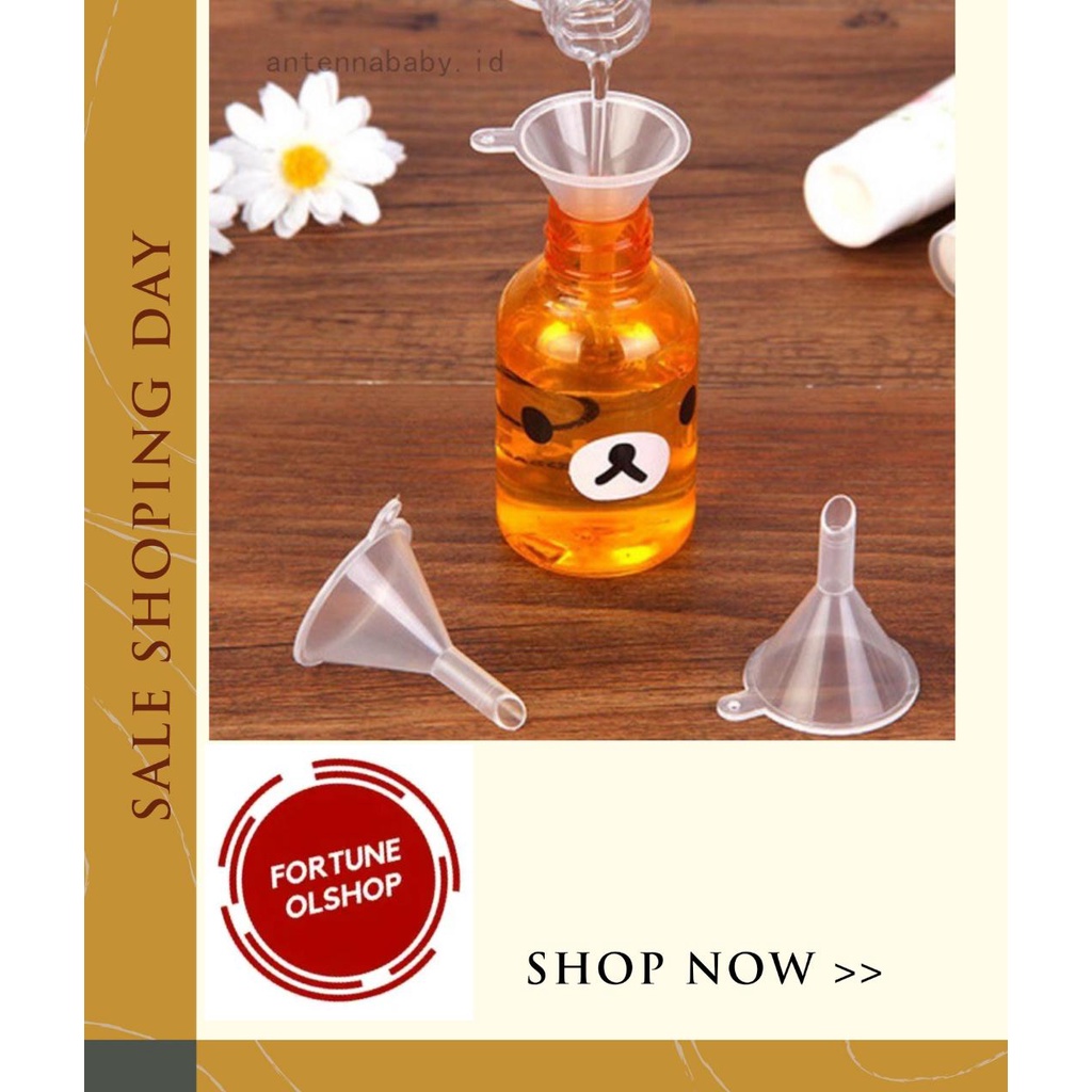 (FO)CORONG MINI PLASTIK / CORONG PARFUME OIL ESSENTIAL / SMALL FUNNELS