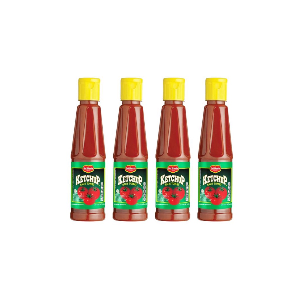 

Del Monte Ketchup Saus Tomat 4 x 135 mL