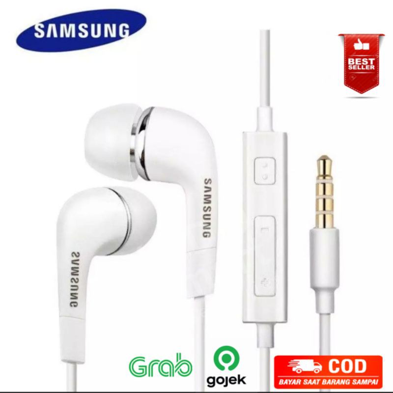 COD HANDSFREE EARPHONE SAMSUNG J5 KARET KUALITAS COPOTAN SUARA MEGA BASS