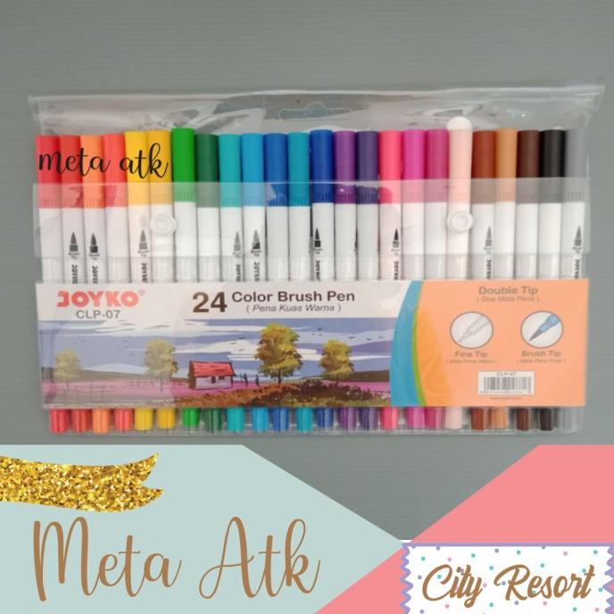 

Dual Brush Pen Joyko 24 Warna CLP-07