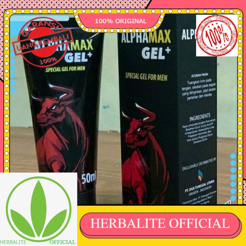 100% ORIGINAL ALPHAMAX GEL PEMBESAR _ ALAT _ VITAL PERMANEN - OBAT ALPHAMAX GEL ASLI