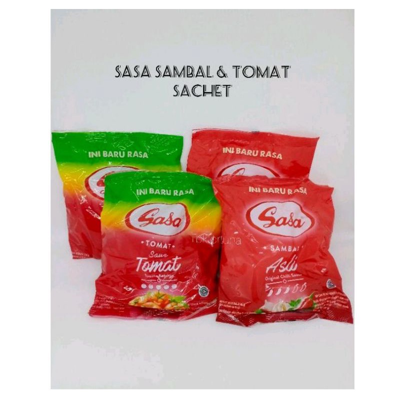 

saos sambal & tomat sachet all varian isi 24 Indofood/sasa