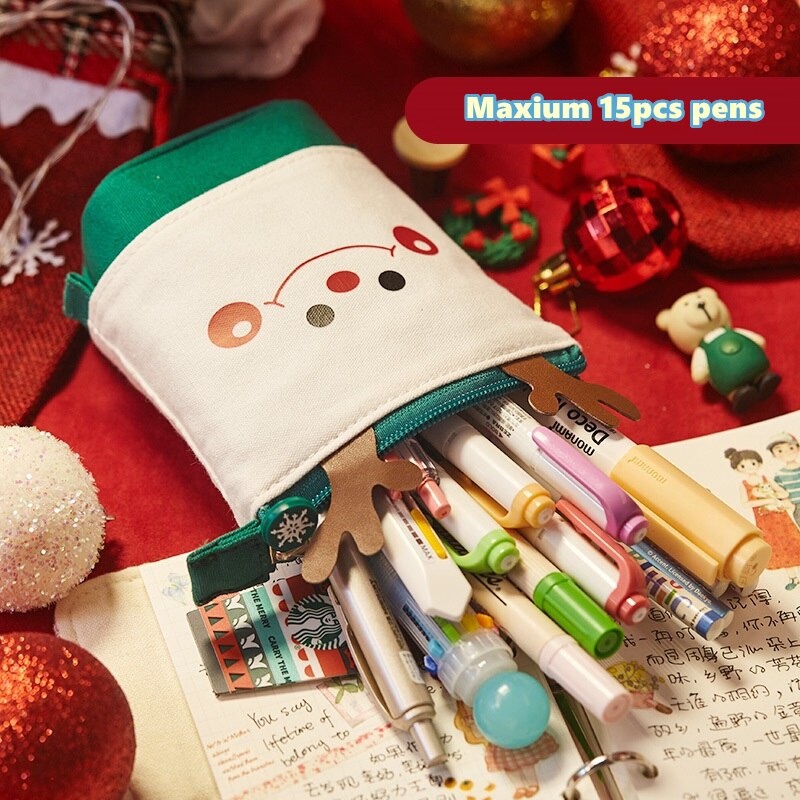 Dompet Pensil / Tempat Pensil Angoo Edisi Natal Limited Edition