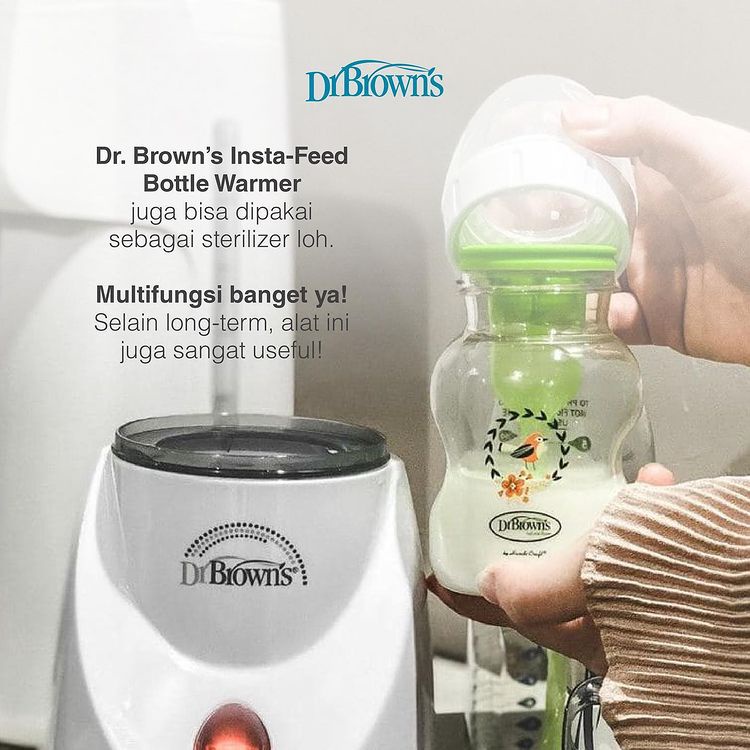 ELEK188 DR BROWN'S PENGHANGAT SUSU INSTAFEED BOTTLE WARMER AND STERILIZER AC185