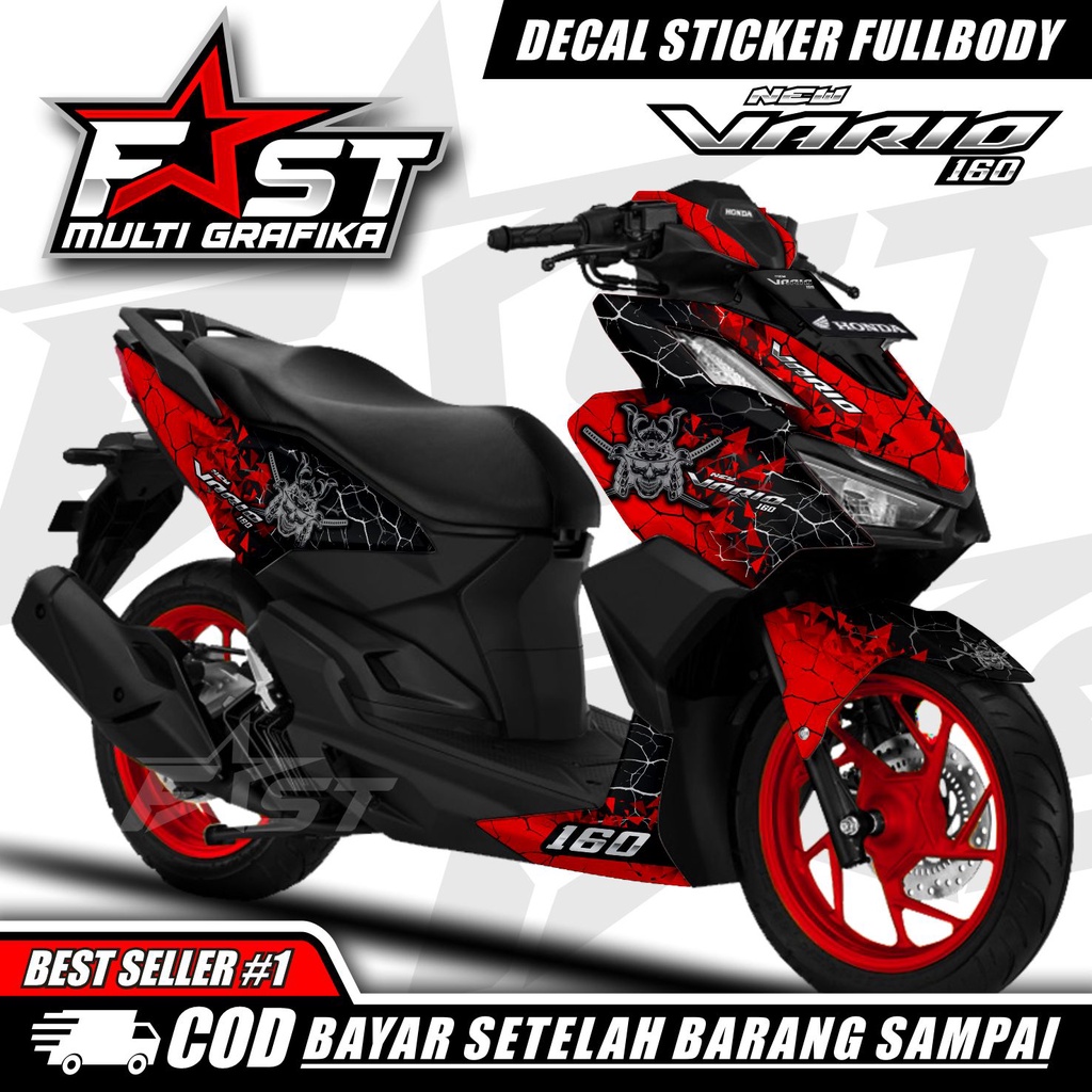 Decal Sticker Variasi Fullbody All New Vario 160 2022 - Dekal Stiker Vario 160 Decal Stiker Motor Va