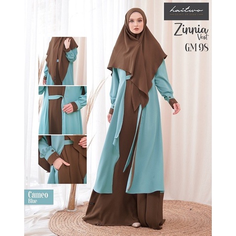 Sale Gamis+Hijab Haitwo Promo GM 098 GM 98 Gamis Pesta Kondangan Bisa COD
