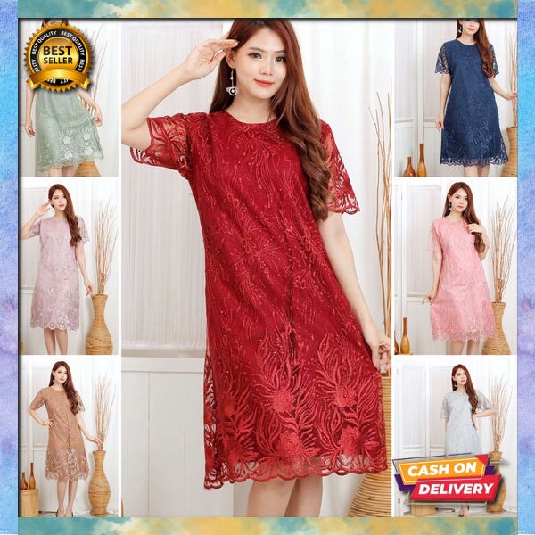 Bj Minidres Remaja Kekinian Korea Pendek Dres Natal Pesta Minidress Cewe Acara Nikahan Deres Waita I