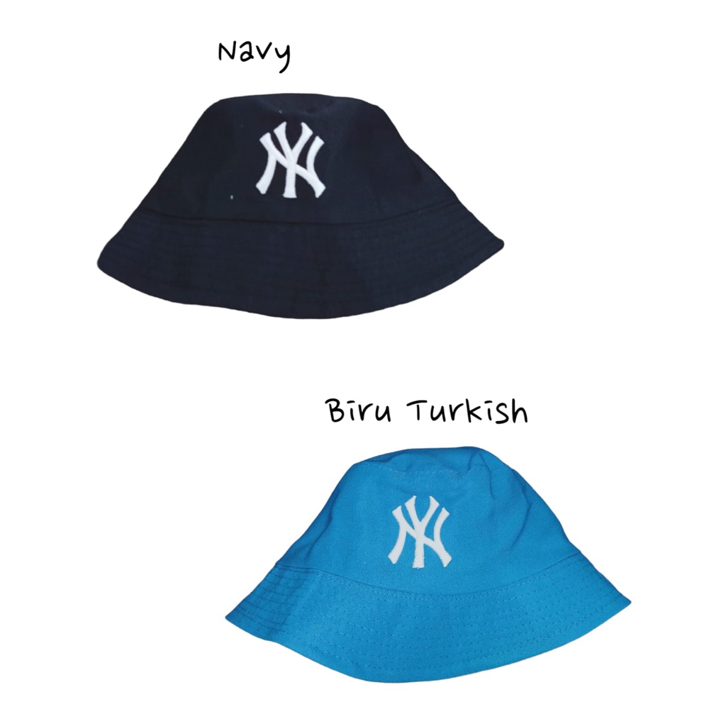 Bucket Hat Bordir NY / Bucket Hat New York American Style Kualitas Premium