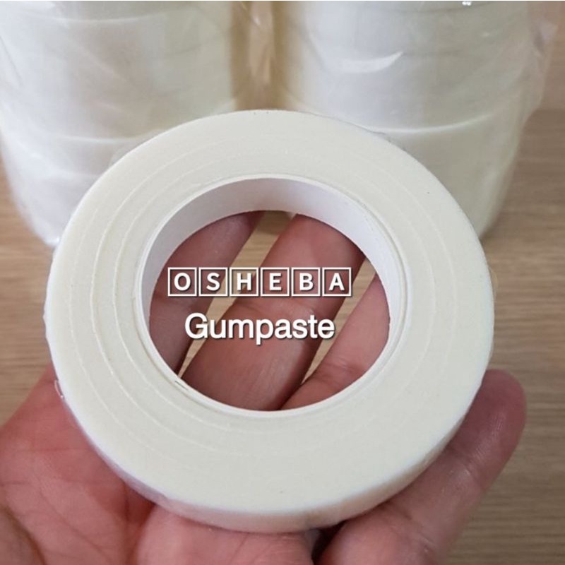 [osheba] floratape / solasi bunga warna putih 30y
