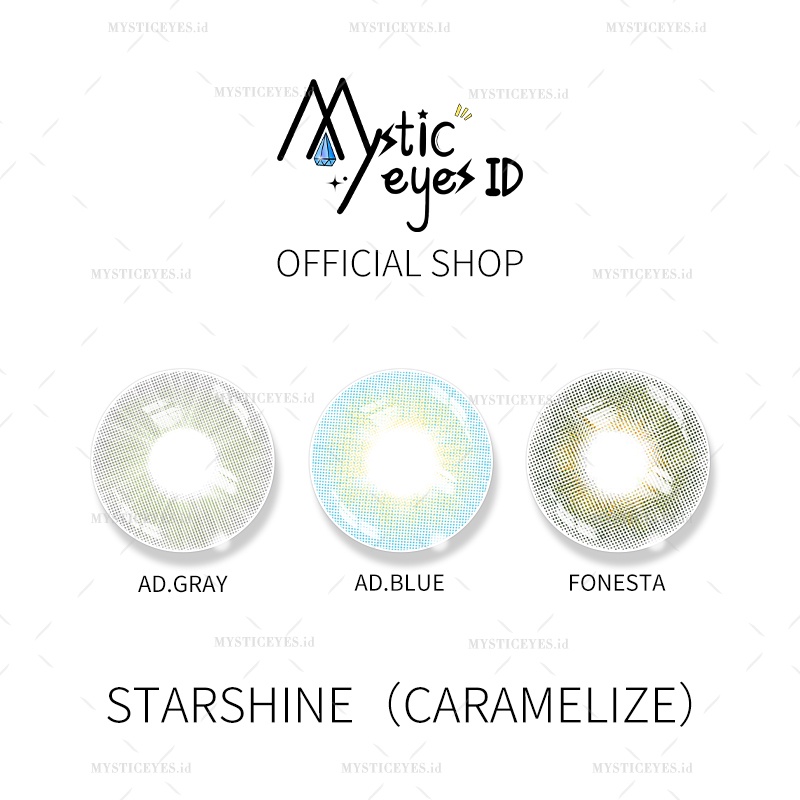 [✅COD] MYSTICEYES SOFTLENS CARAMELIZE CLASSIC SERI 14MM (NORMAL)