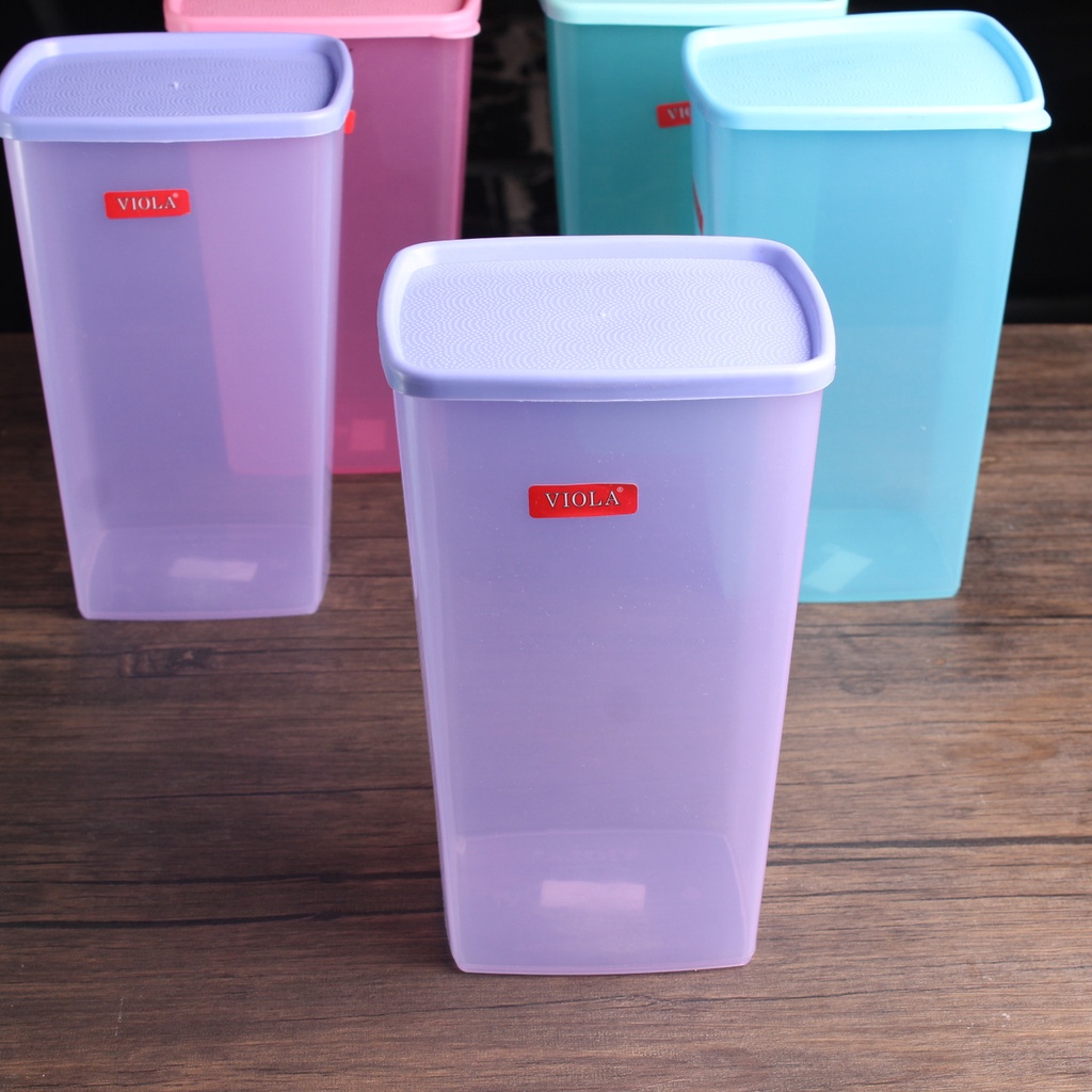 Viola Toples Makanan Segi Warna Toples Segi Aluna Grabah Houseware