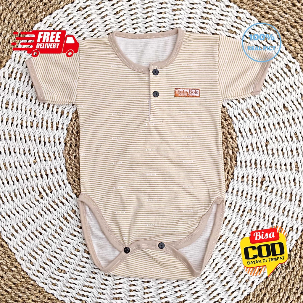 SALE 7.7 Serian Coklat Susu - 3 pcs Jumper Bayi Segitiga COKLAT SUSU SERIES 0 sd 6 Bulan merk SNI Bolo - Bolo / Baju Bayi Jumper Serian Coklat Susu