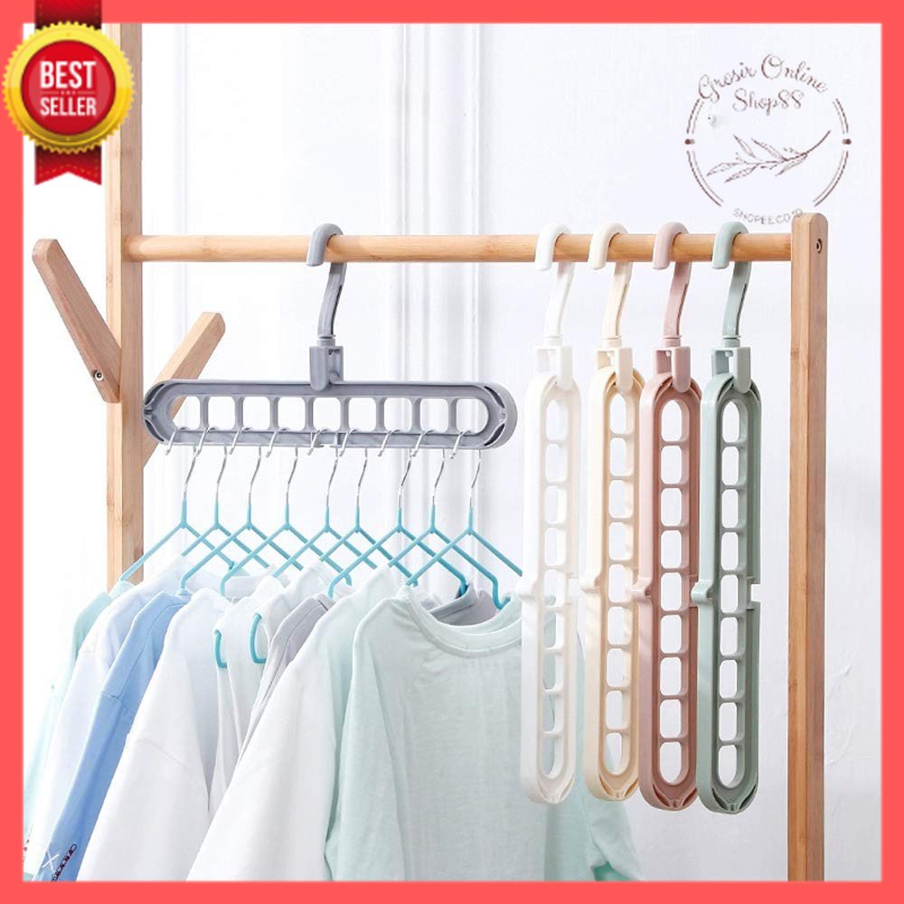 GOS A204 - Magic Hanger Gantungan Baju Organizer 9 in 1 As Seen on TV Serbaguna