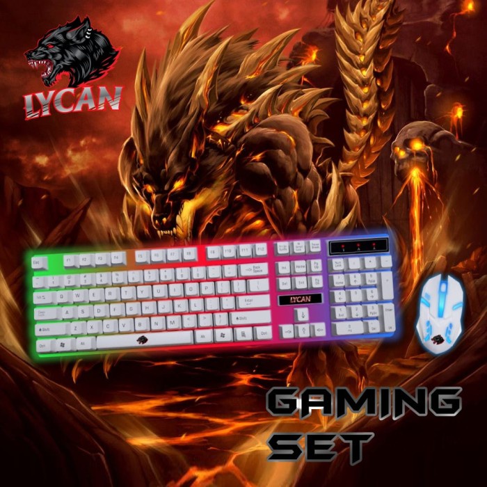 Keyboard Mouse Gaming RGB Lycan