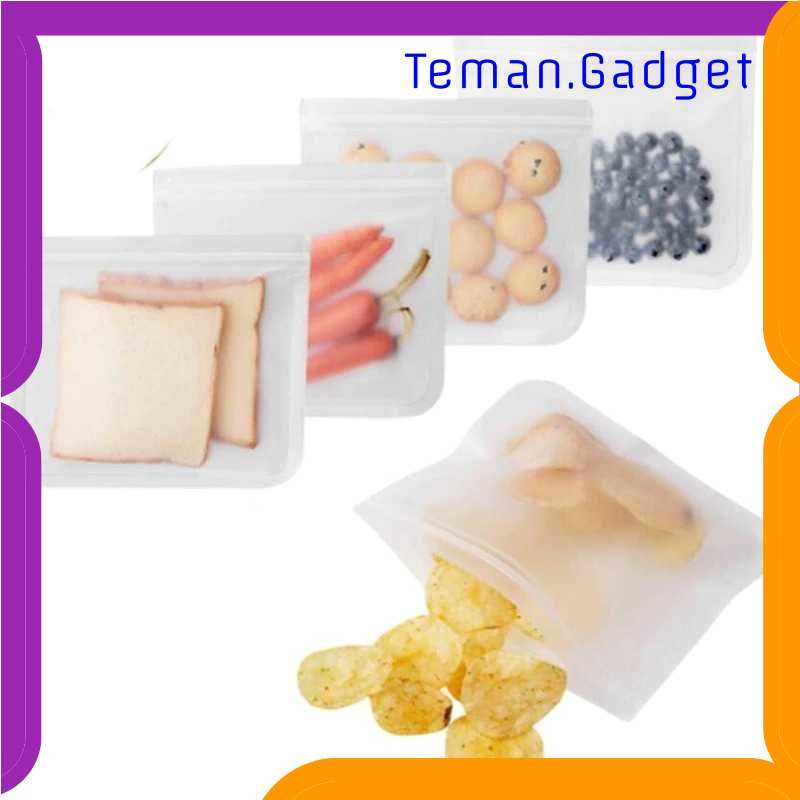 TG-TRV Amil Kantong Plastik Organizer Makanan Silicone Food Bag Ziplock - B0271