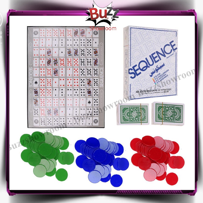 Sequence Board Game Playing An Exciting Card Games of Strategy