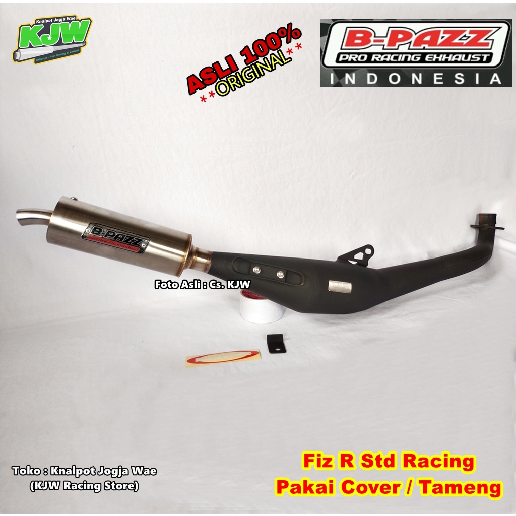 Knalpot Bpazz Fiz R F1ZR Standar Racing Pakai Cover Tameng Asli Original Jogja