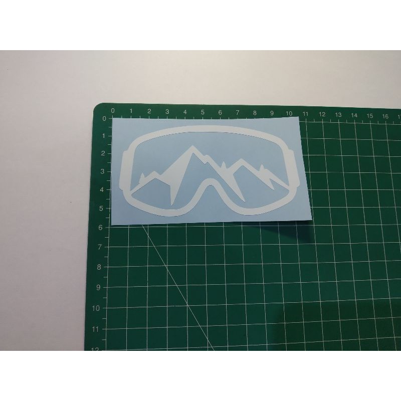 

cutting stiker goggles