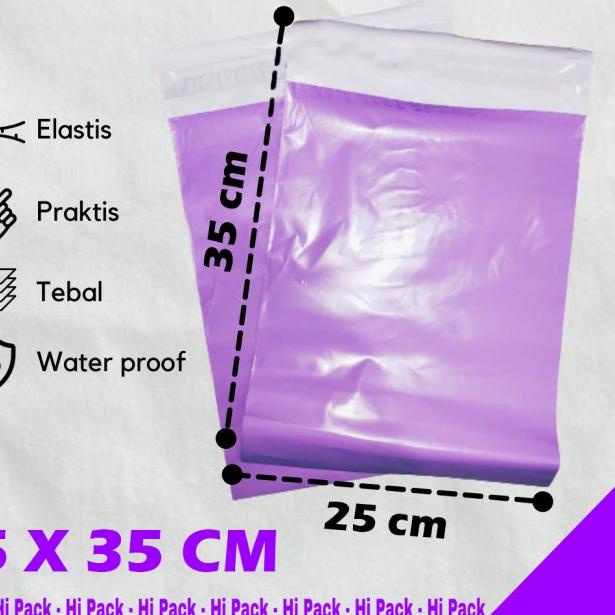 

polymailer 25x35 100pcs plastik packing polymailer 25 x 35 PREMIUM - Abu-abu
