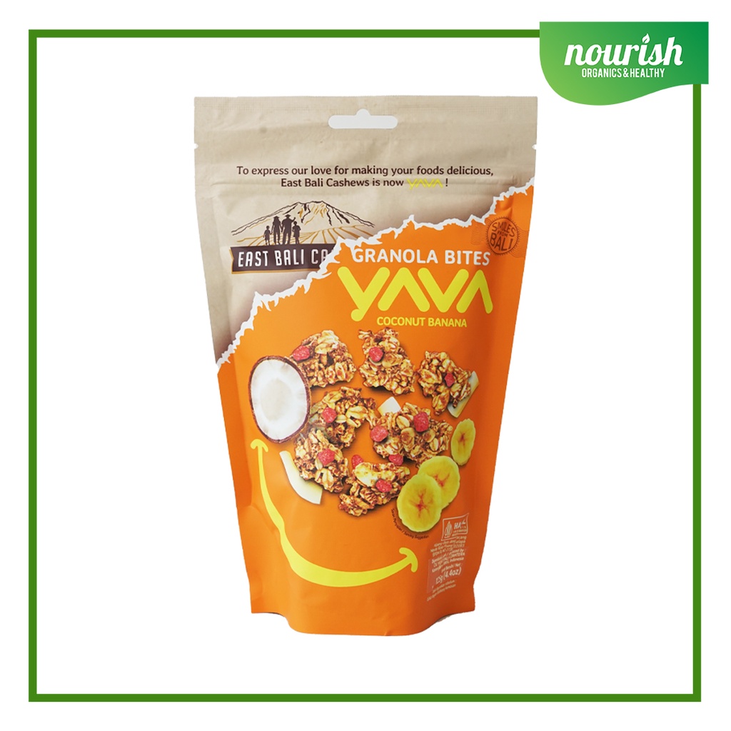 

East Bali Cashew/YAVA - Granola Bites Coconut Banana (125gr)