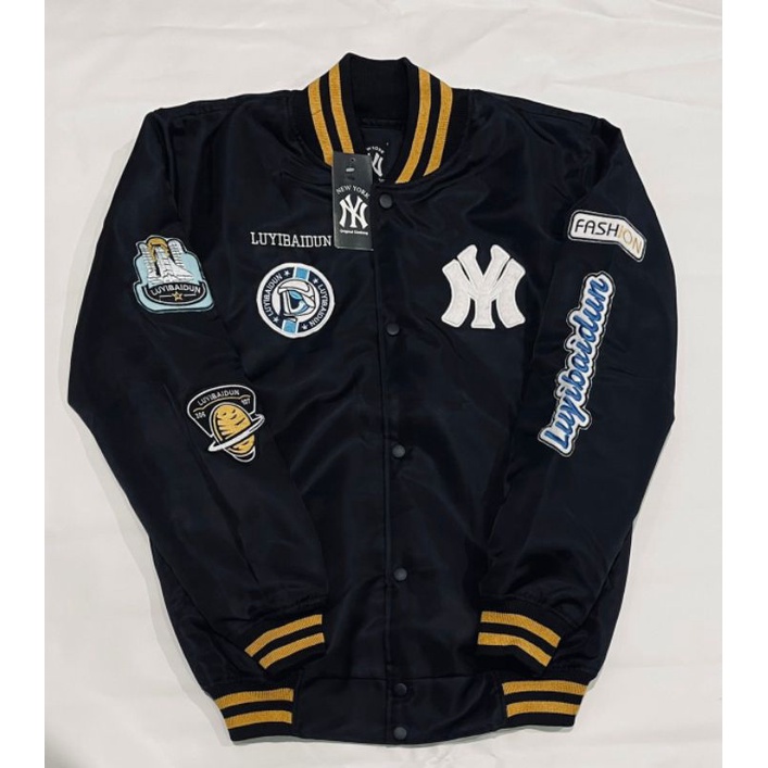 JAKET VARSITY NY LUYIBA PULL BORDIR/ORIGINAL